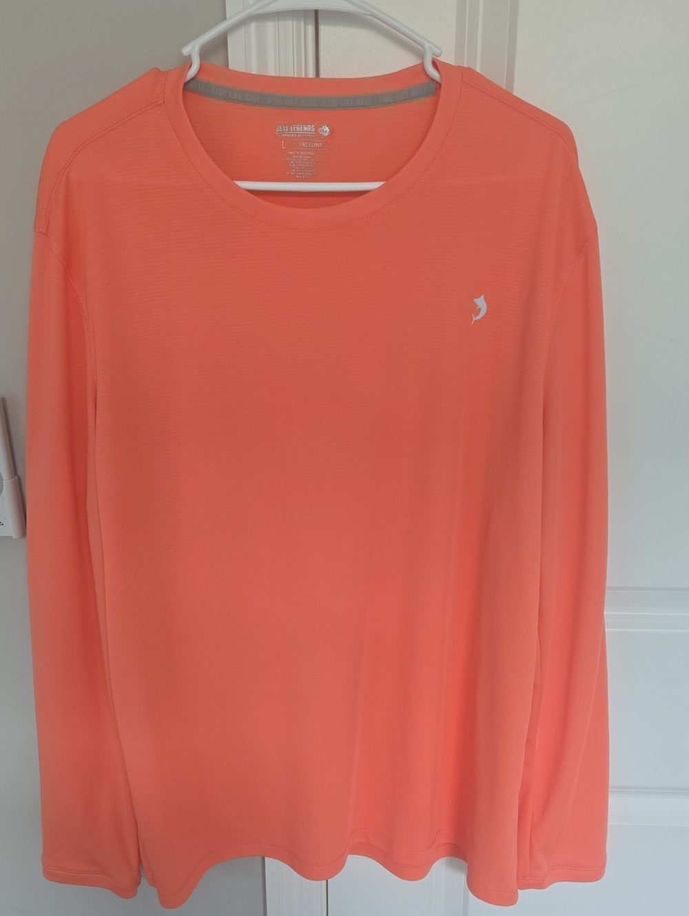 Reel Legend Coral Long Sleeve Performance Top